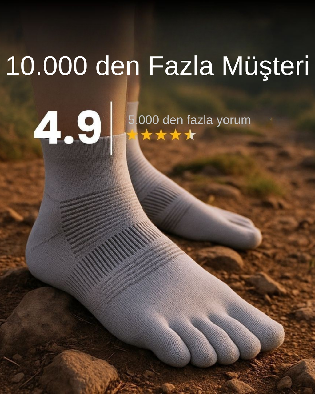 Mantar Önleyici Parmak Arası Çorap
